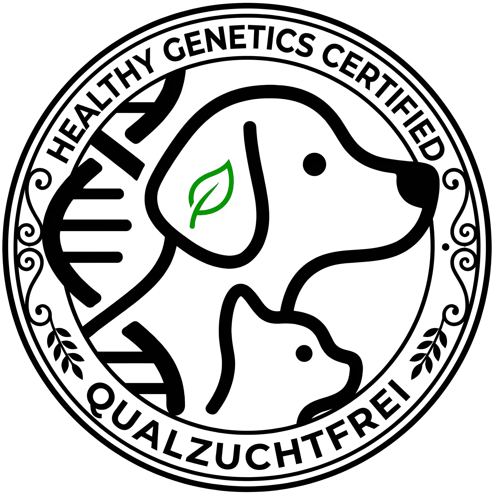 ZEUS-Siegel „Qualzuchtfrei“.